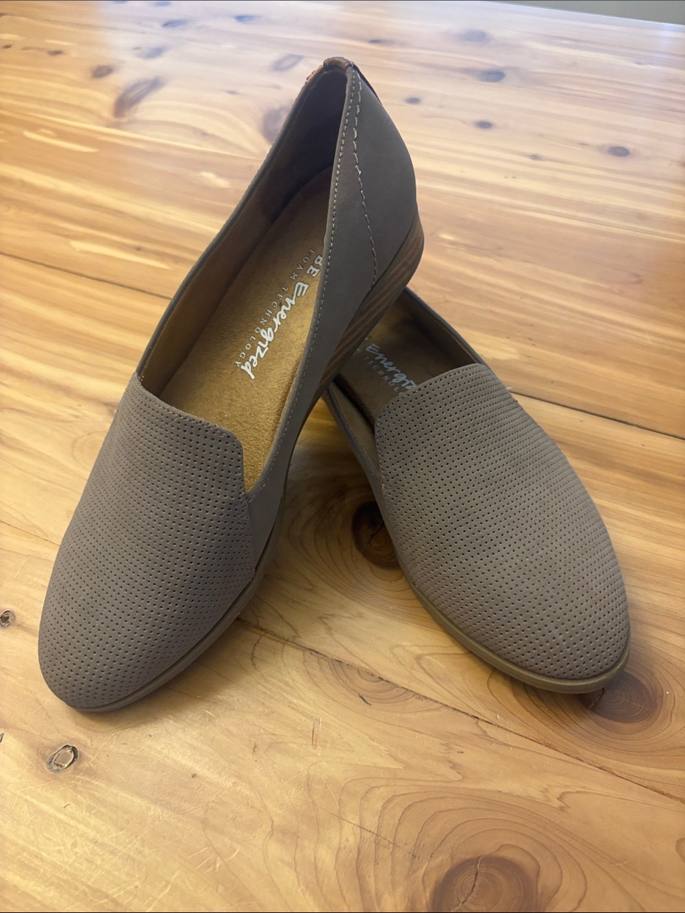 Dr. Scholl's Taupe Slip-On Flats - Picture 5 of 6